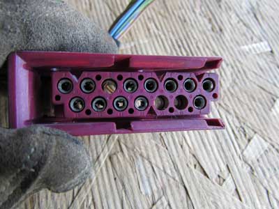 BMW 15 Pin Purple Connector with Pigtail 13825694